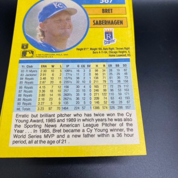 Fleer 1991 (210) Baseball Trading Cards VGC - Picture 6 of 9